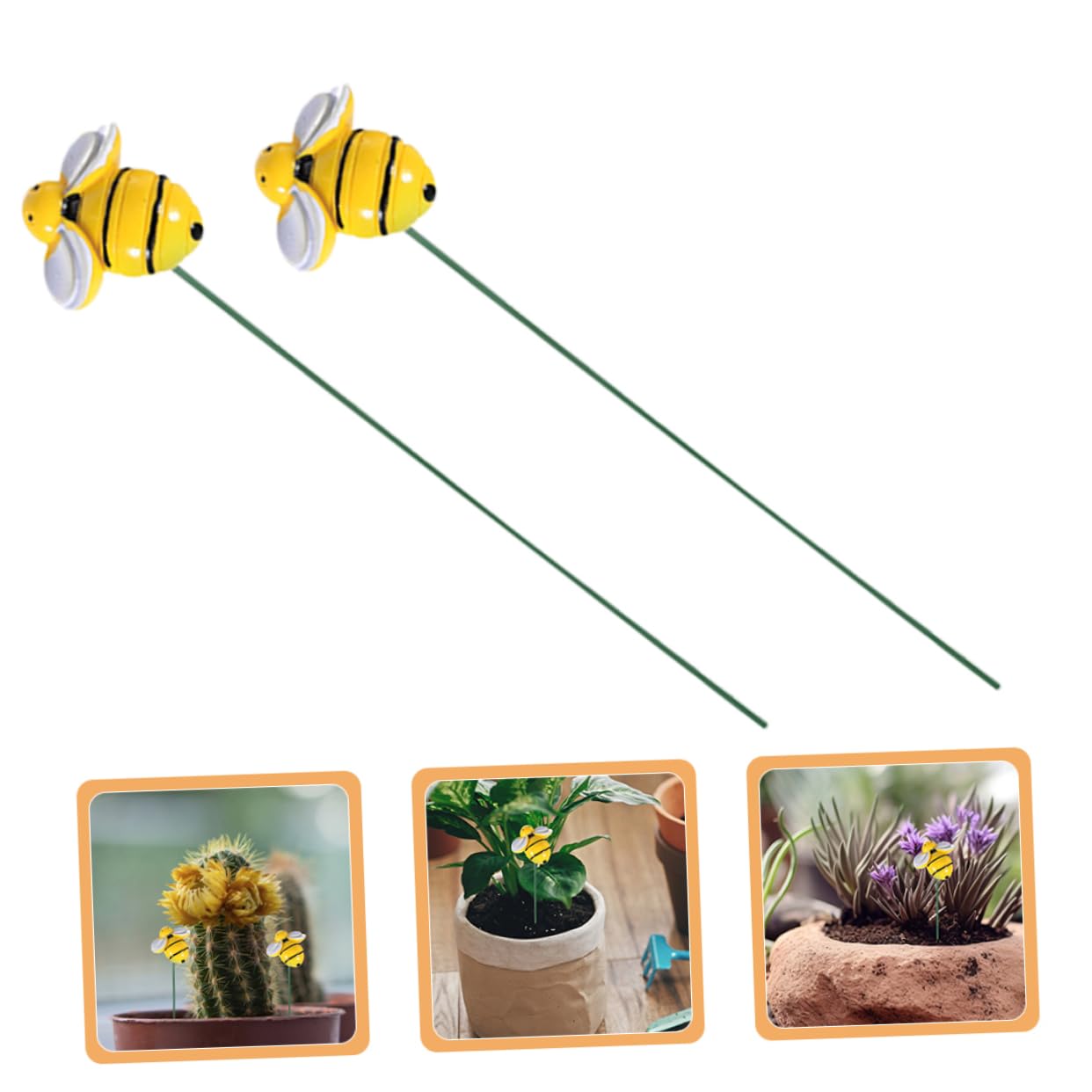 Toyvian 5 Sätze Garten Bienenstecker Für Blumentöpfe Dekorative Gartenstecker Für Und Außenbereich Für Gartenliebhaber 10 Stück * 5