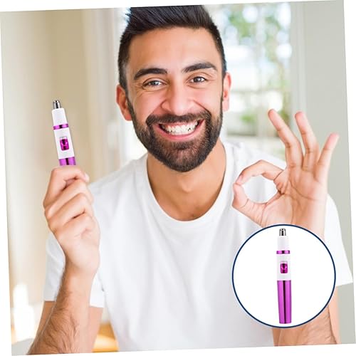 Miniatura 5 de Mipcase 3 piezas de recortadora eléctrica de cejas recortadora de cejas de oído, removedor de vello de nariz, afeitadora de pelo de nariz,