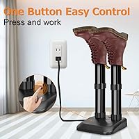 Vista 5 de TRUSTECH Secador de zapatos eléctrico - Secador de botas con control de interruptor, secado rápido y protección contra sobrecalentamiento