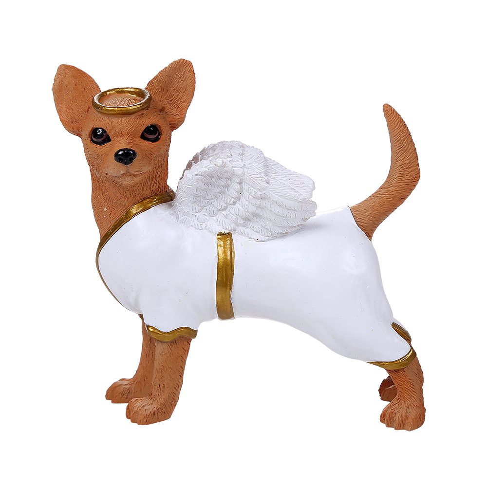 Chien Chihuahua figurine ange gardien le cadeau idéal et mignon pour passionné de animaux
