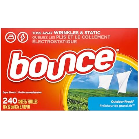 Bounce Fabric Softener Sheets, Outdoor Fresh, 240 Count Cover