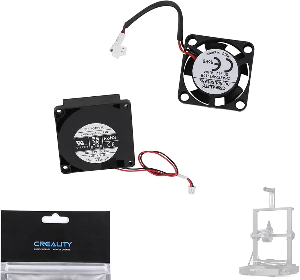 Amazon.co.jp: Creality オリジナルの Ender-3 V3 SE ファン 24V