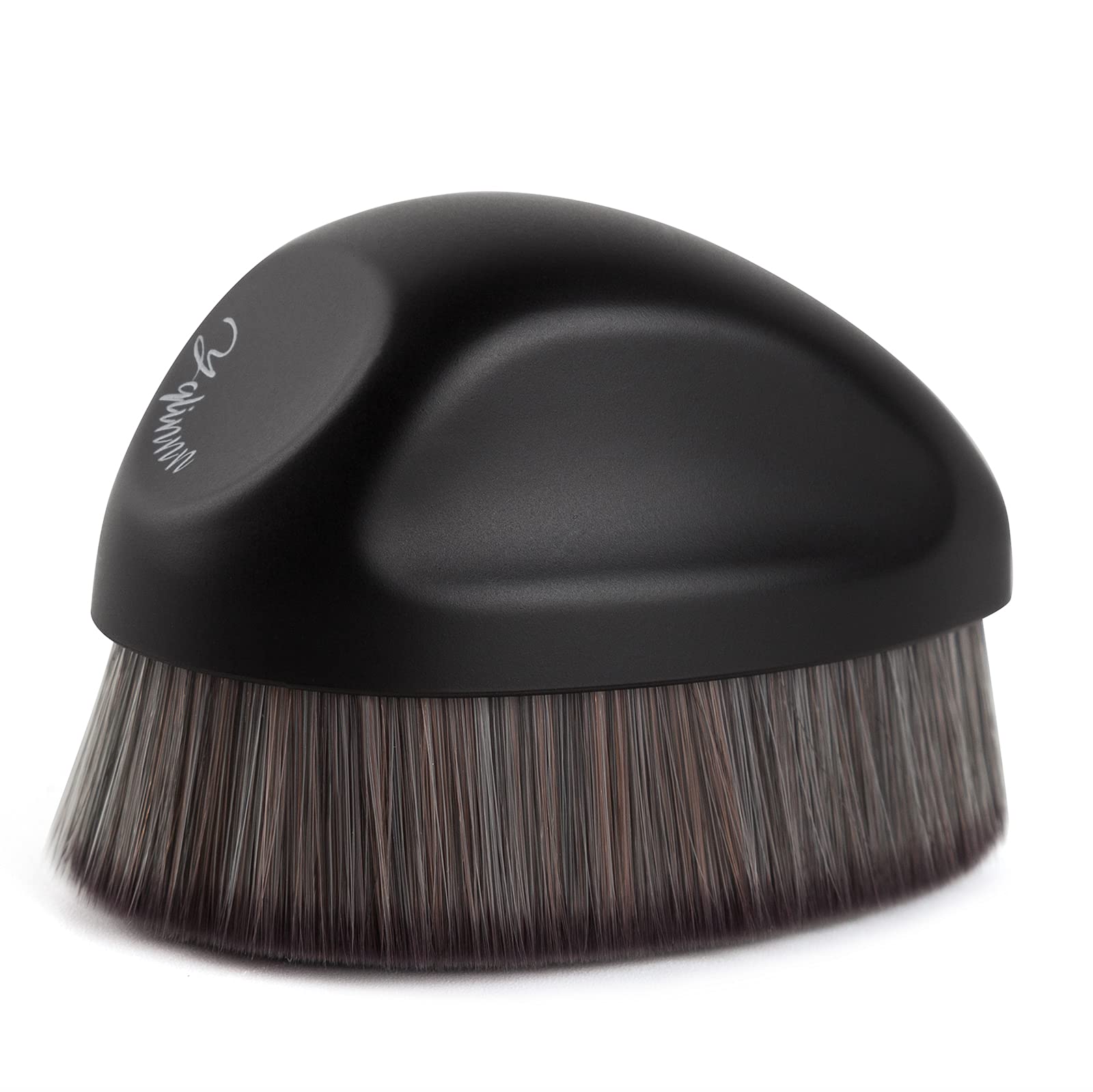 Yqlinnn Flawless Brush, Foundation Brush Flat Top Kabuki Makeup for Face, Foundation Makeup Brush for Blending Liquid, Cream or Flawless Powder Cosmetics with Portable Case , Black