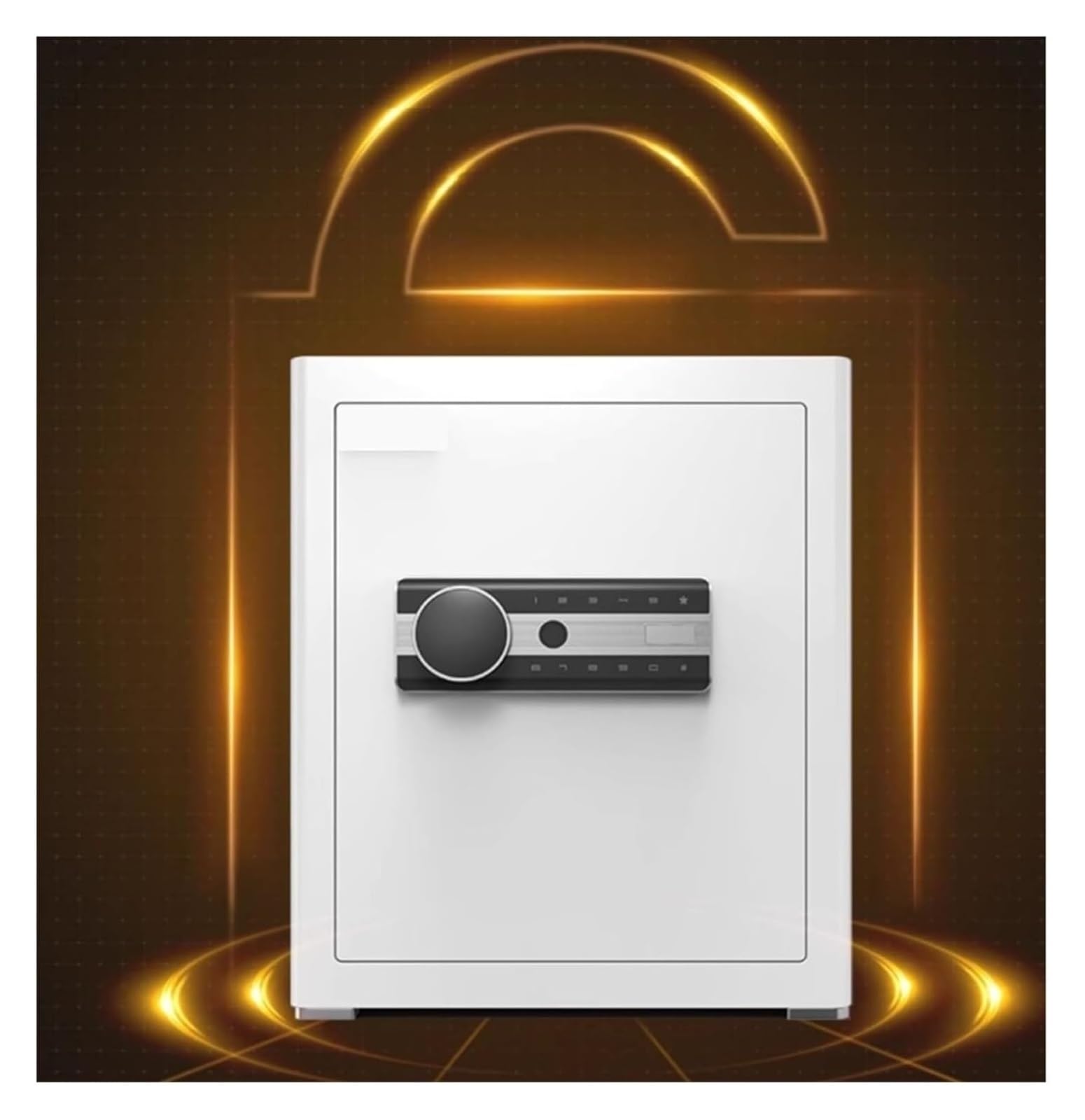 Cassaforte a mobile, Casseforti a armadio Cassetta di sicurezza elettronica con tastiera touch screen(Nero)