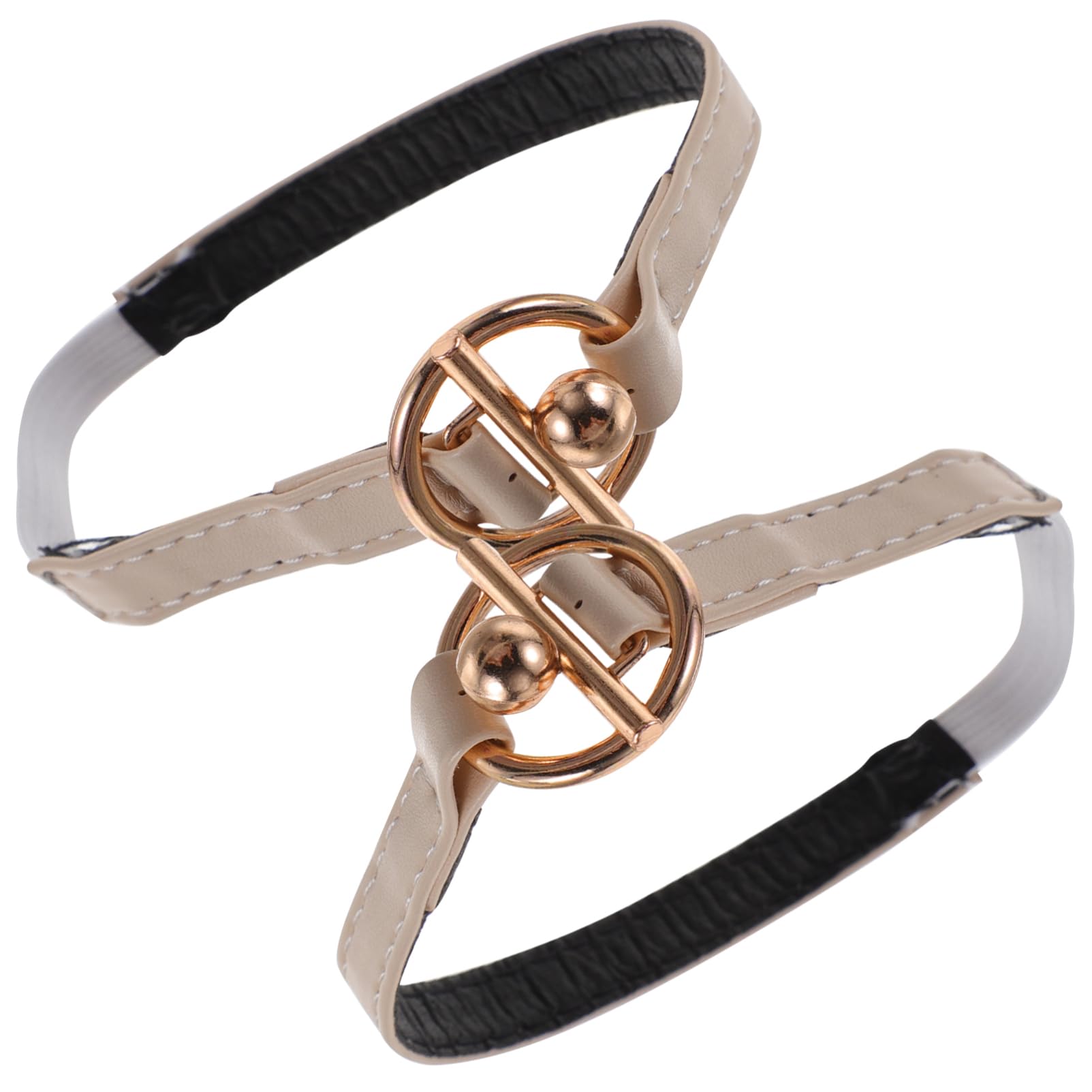 LALADEFIEE Elastic High Heel Shoe Straps Anti-fall Heel Grips Leather Laces Easy to Use No Installation Required for Women