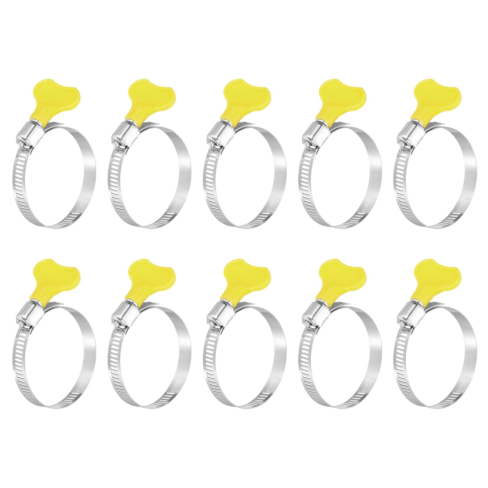 Colliers de serrage en acier inoxydable contre les fuites de tuyaux uxcell 27-51 mm