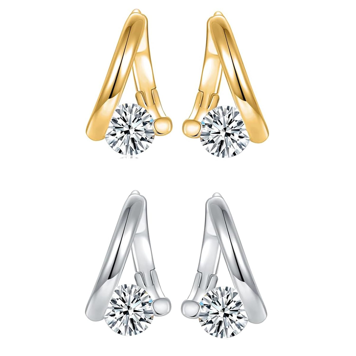 MIFYNNHalolux Lymphvity Germanium Earrings for Women Atheniz Lymphatic Earrings Halolux Lymphatic Germanium Earrings CZ Zircon Earrings Lymphatic Drainage Earrings for Women