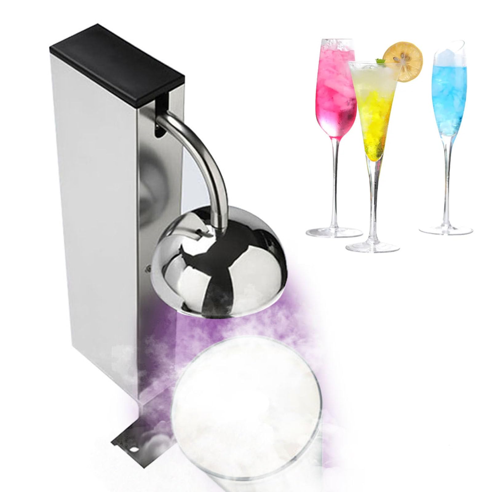Qjjml Glass Chiller, Co2 Glass Froster For Cups And Glasses, Instant Drink Chiller For Cocktail, Beer, Mixed Drinks, Wine