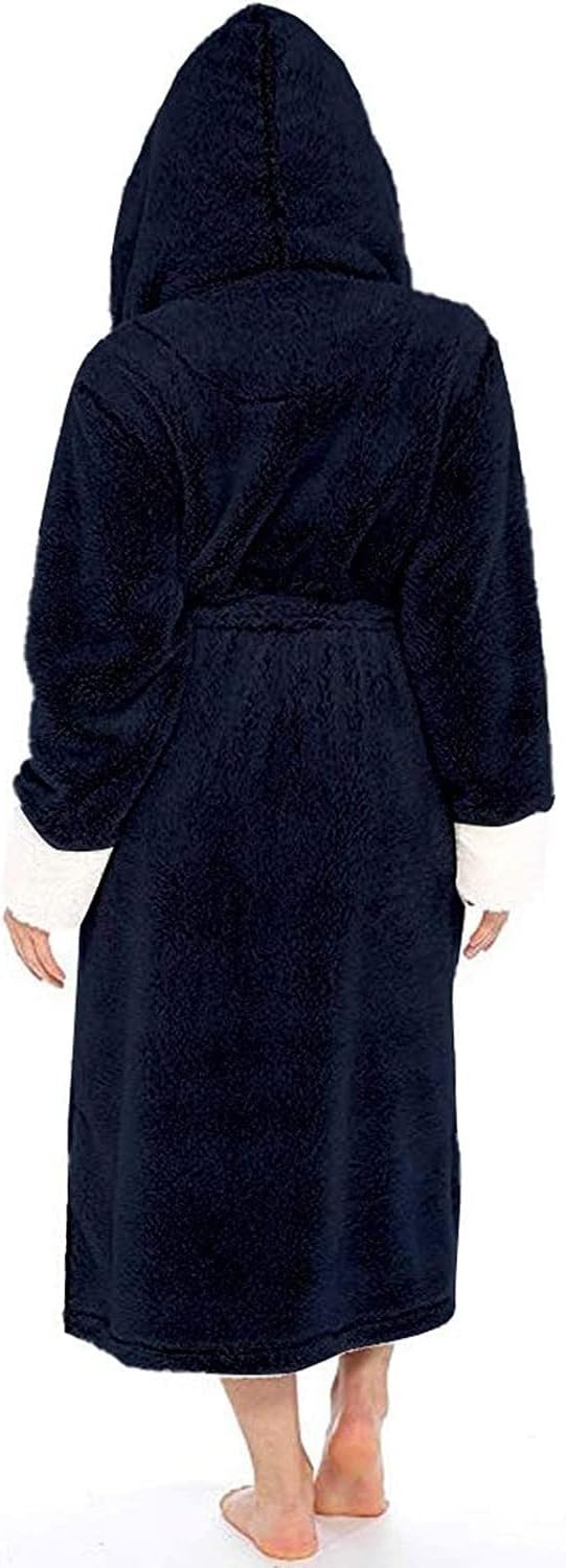 soft hooded dressing gown