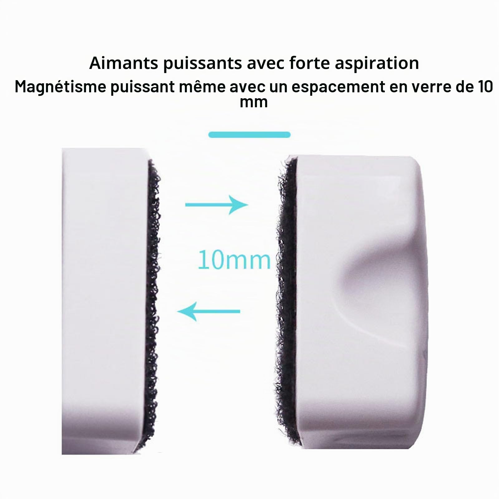 Kiuiom Aimant Aquarium Nettoyage,Brosse Magnétique Aquarium,Magnetic Fish Tank Algues Cleaner,Brosse Réservoir Poissons Magnetique,Nettoyeur Verre D'Aquarium,Brosse Nettoyante Bocal Poisson Floating