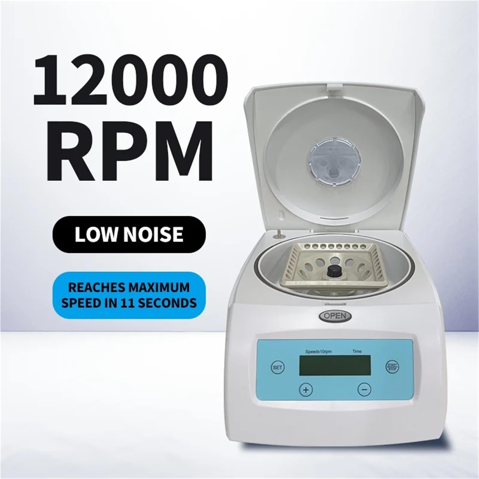 Microcentrífuga de alta velocidad 12000 rpm for laboratorio centrífuga de laboratorio