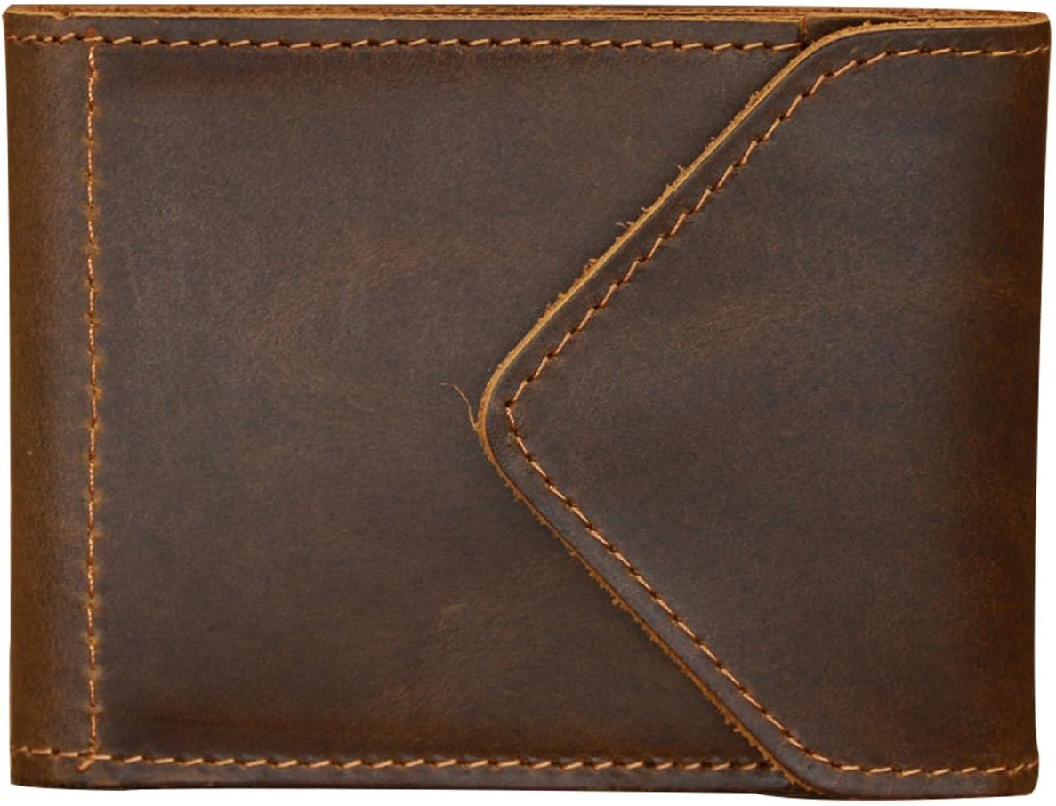 Men's Bifold Wallet Driver's License Card Case Card Holder Vintage Models Money Clip Men's Holder