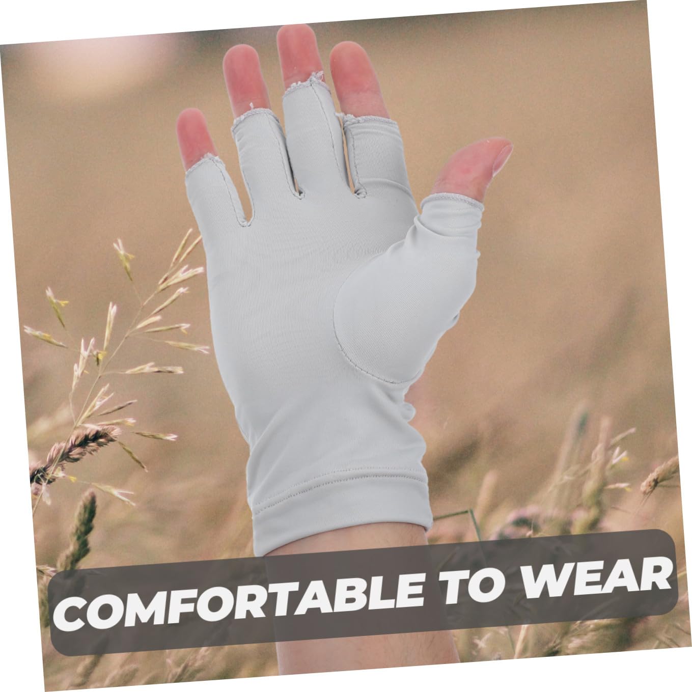 minkissy 4 pares de guantes UV, guantes de playa de verano, guantes de senderismo al aire , guantes de protección solar para mujer, guantes de protección UV, guantes de medio , uñas de gel,
