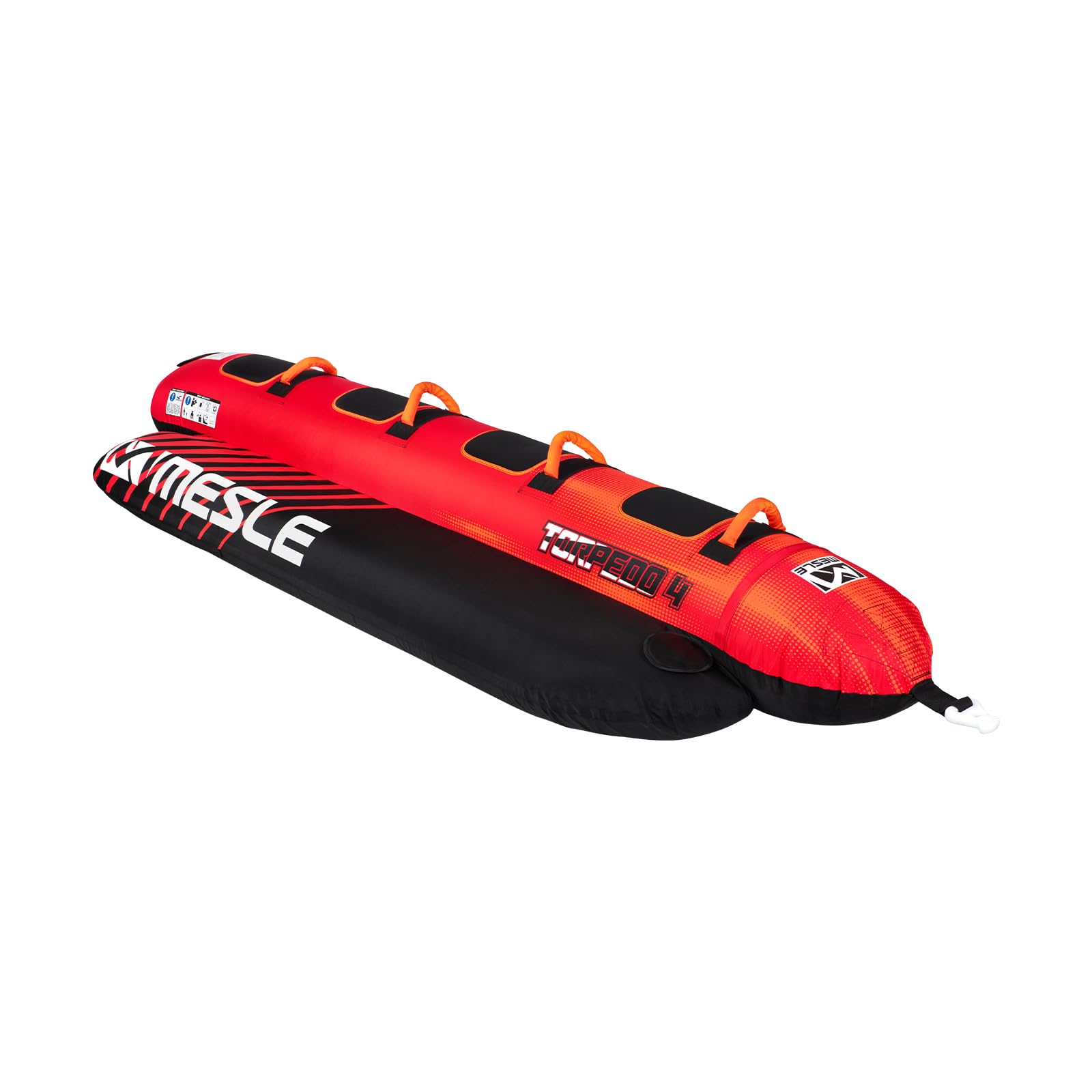 Mesle Bananen Boot Aufblasbar Torpedo 2-4 Personen Towable Funtube Banana Boat Wasser Tube Motorboot Wasserreifen