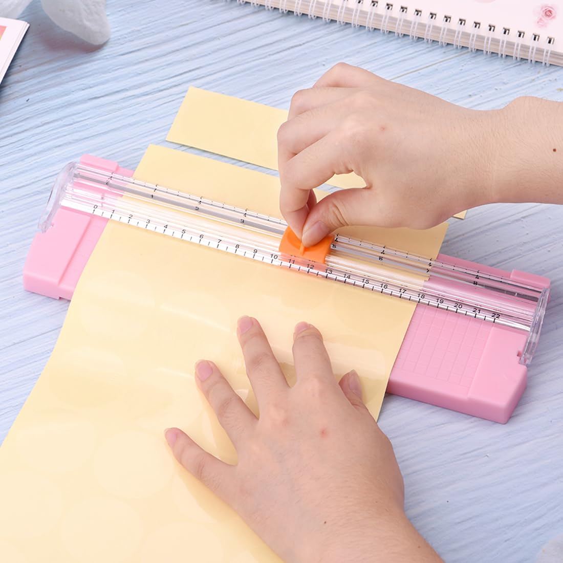 Massicot Portable A4 - Coupe-Papier Avec Lame Remplaçable Et Règle Intégrée | Idéal Scrapbooking Et Bureau