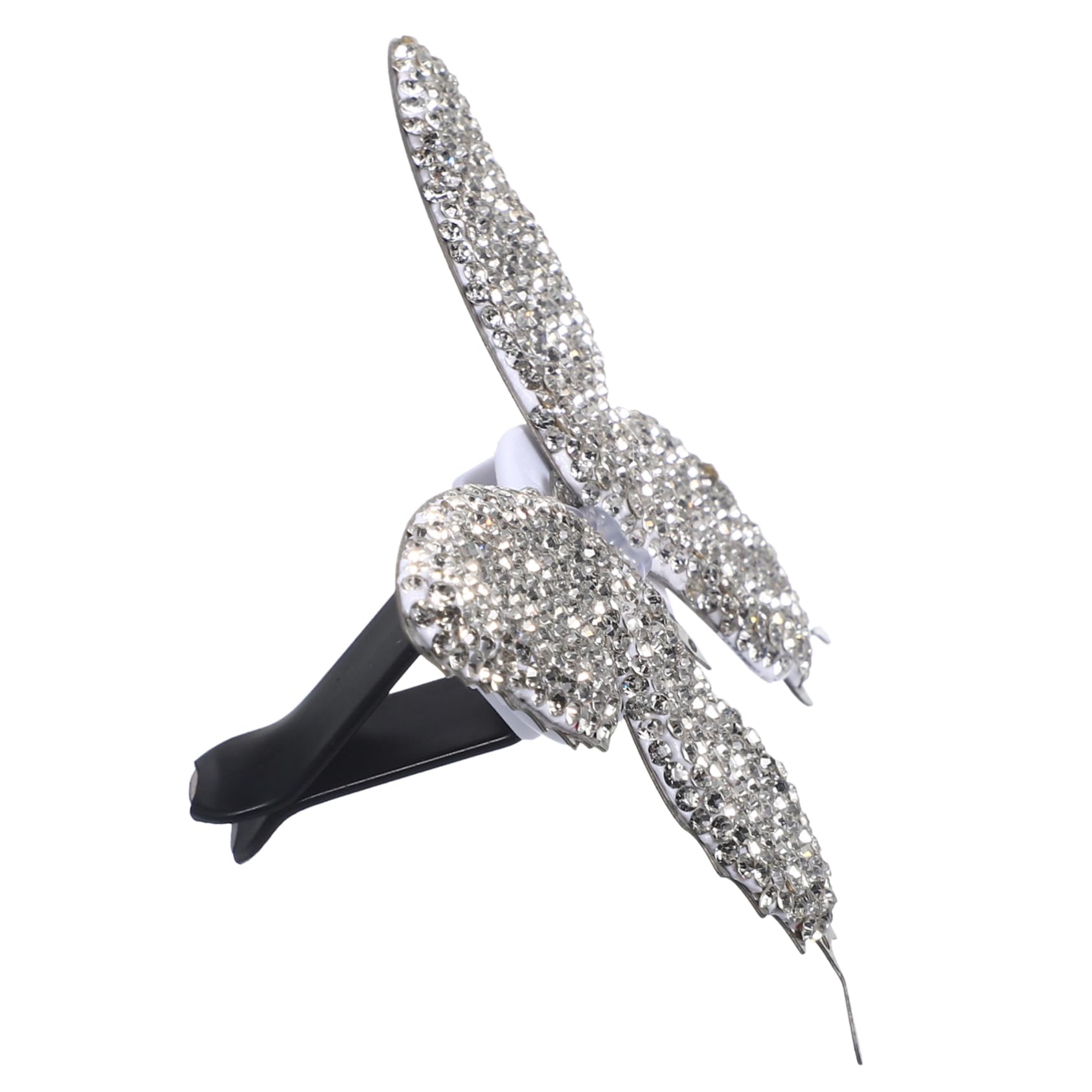 ULTECHNOVO 4pezzi Clip Decorativa Per Auto Con Strass Diffusore Aromatico Elegante Per Bocchetta Aria Accessorio Di Per Interni Auto Facile Installazione e Profumo Duraturo