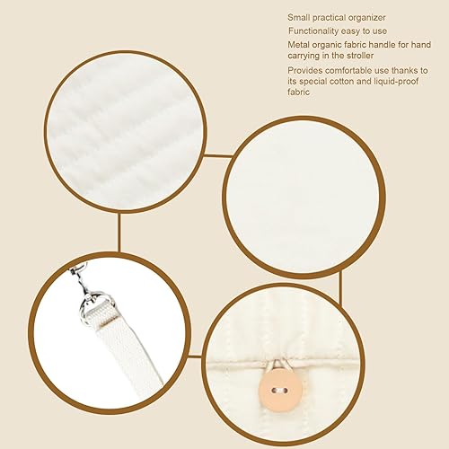 Miniatura 3 de Cambiador de pañales portátil, con, para recién nacido niña y niño con bolsillo de toallitas inteligentes, fácil de limpiar, impermeable, suave,