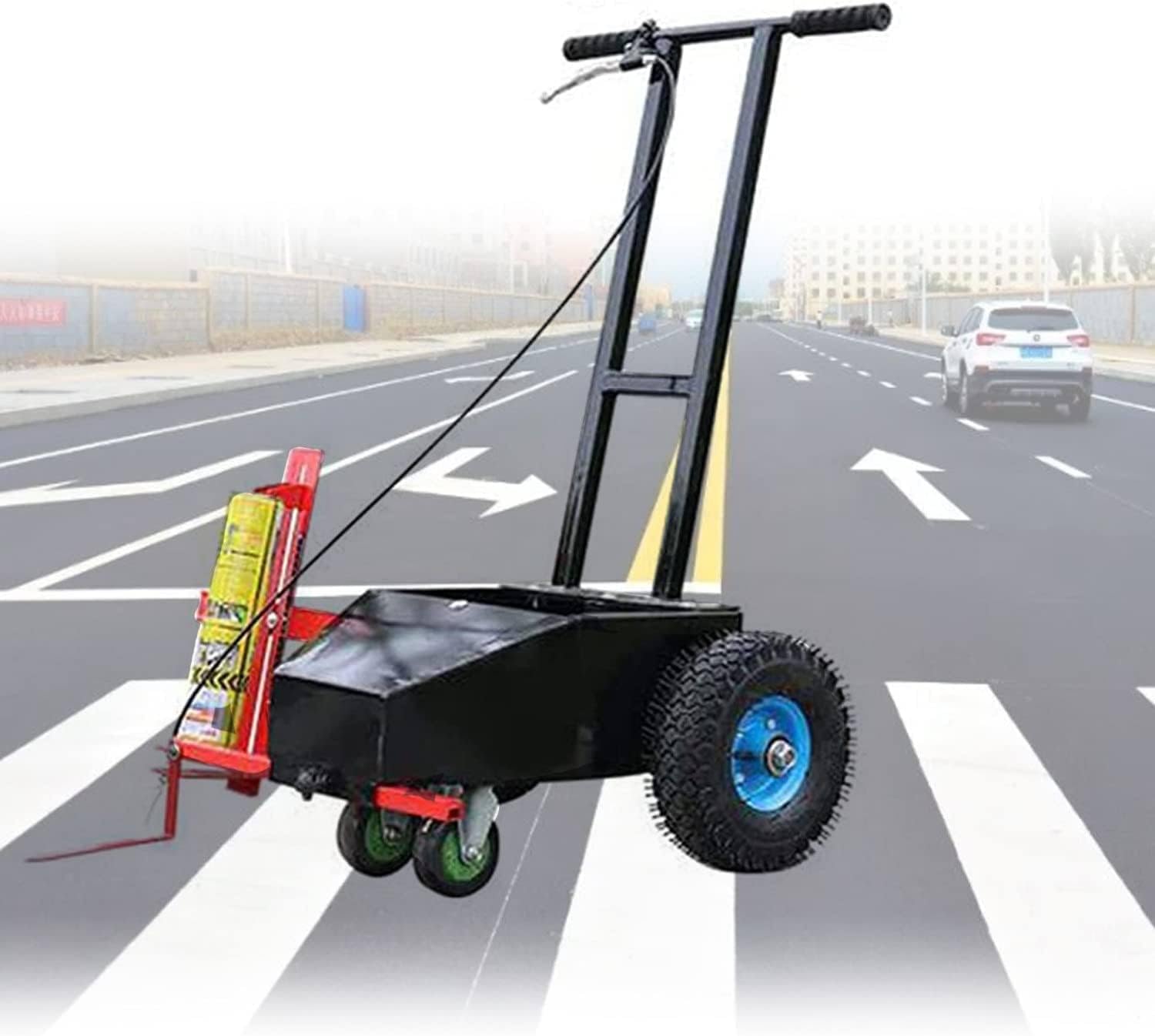 Wheel Transfer Line Marking Machine,Marking Tools, Hand-Push Lane Marking Applicator,Lane Marking Applicator,Straight,Arc,And Round Can Be Adjusted