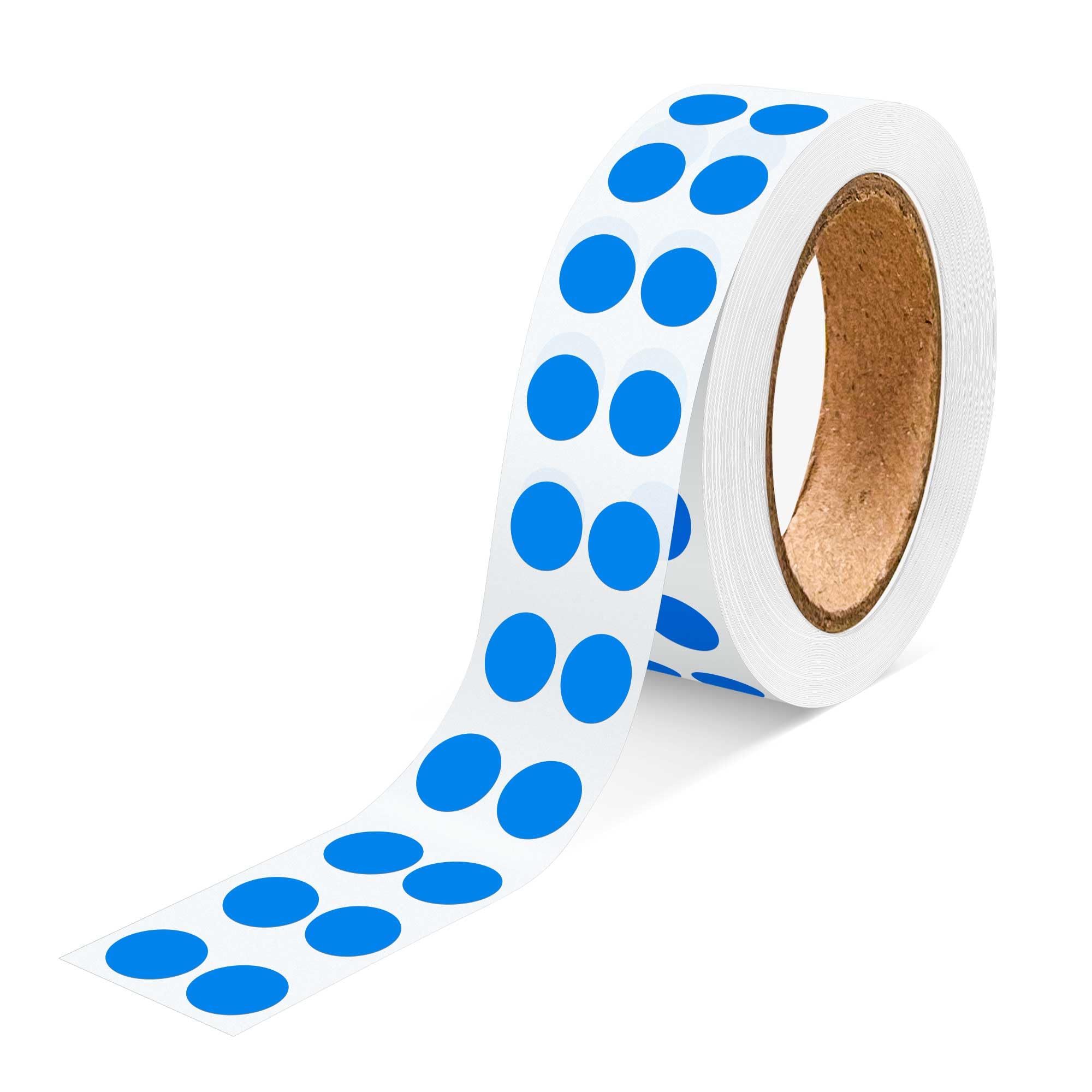 W 0,25" 1000pcs Codice Colore Etichetta Blu