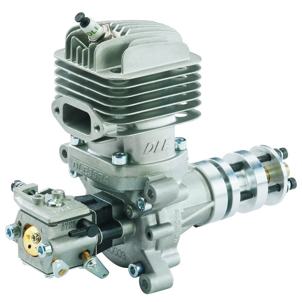 Amazon | Dle Engines DLE-35RA 35cc 電子点火後方排気ガソリン RC