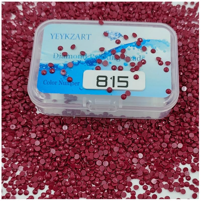 YEYKZART 815 Diamond Painting Replacement Round Diamonds Beads Rhinestones Accessories for Diamond Art Missing Color 3500 PCS — image 1