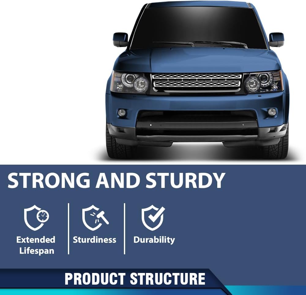 PIT66 Front Right Bumper Mounting Bracket Compatible with Land Rover Range Rover Sport 2006-2013 LR013864, DPN500041 Black