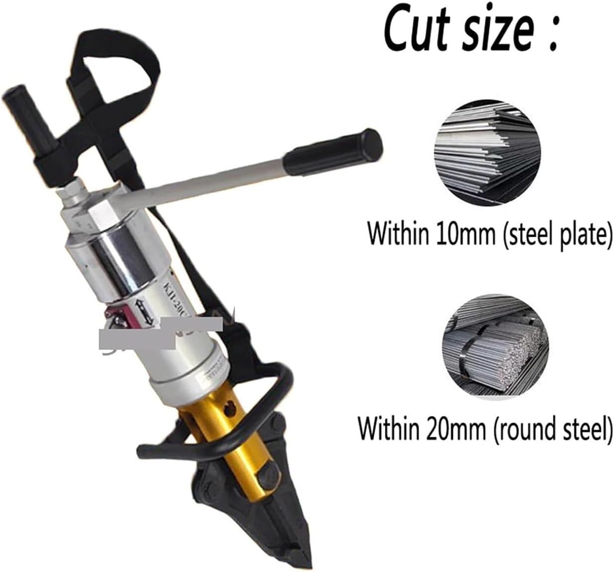 18T Hydraulic Flange Spreader, 360° Rotatable Hydraulic Spreader Stretching Pliers, Portable Hydraulic Expanding Pliers for Shipbuilding, Fire Fighting, Industrial Equipment (Woodencasepacking )