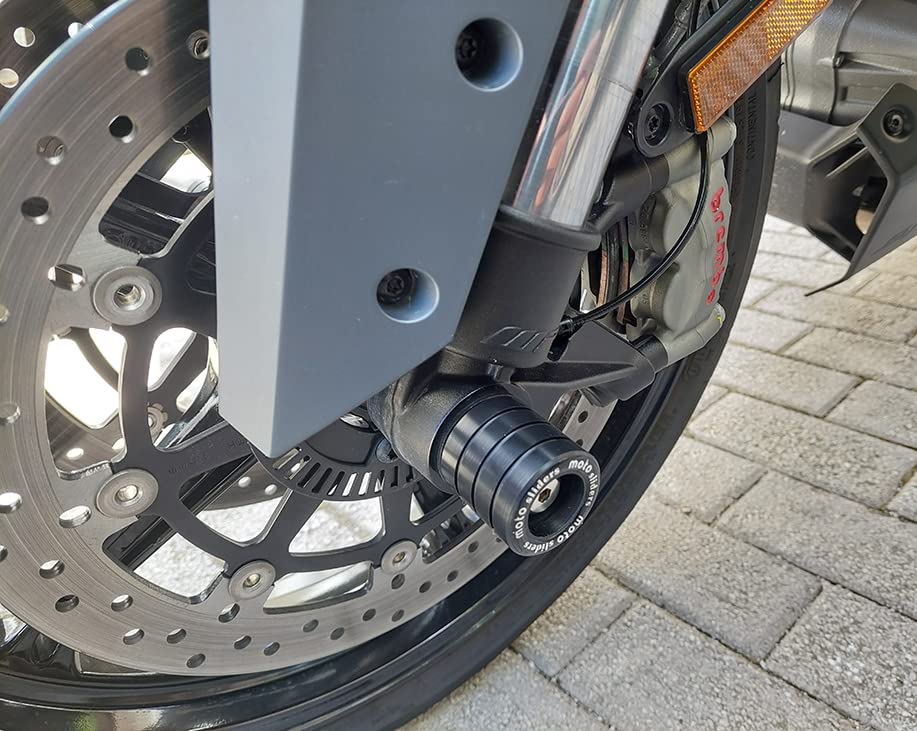 Protection de fourche moto compatible KTM Superduke 1290 curseur axe de roue 2016-2023