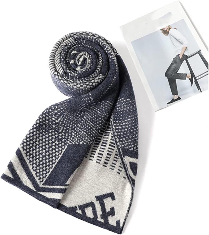 JSEIAJB Men's Scarf Autumn and Winter Business Casual Warm Accessories Single Product
