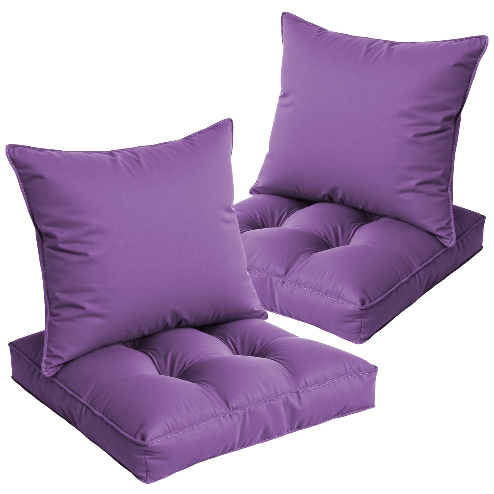 widesmile Replacement Cushions for Outdoor Furniture (Purple) โ image 1