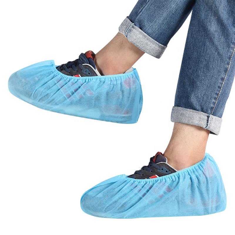 Non-woven Fabric Disposable Shoes Covers Elastic Band, Breathable Dustproof Anti-slip Durable Hospital & Home Use Shoe Covering for Cleanliness, Free size (Pack Of 500 Pair) (B0D5D8QQPX) Amazon Price History, Amazon Price Tracker