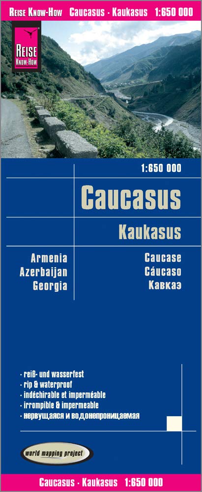 Caucasus GPS: (world mapping project) (Caucasus (1:650.000): Armenia, Azerbaijan Georgia): reiß- und wasserfest (world mapping project)