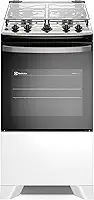 Electrolux Fogão 4 bocas Electrolux Efficient Branco Mesa Inox, PerfectCook e VaporBake® (FE4IW) Bivolt