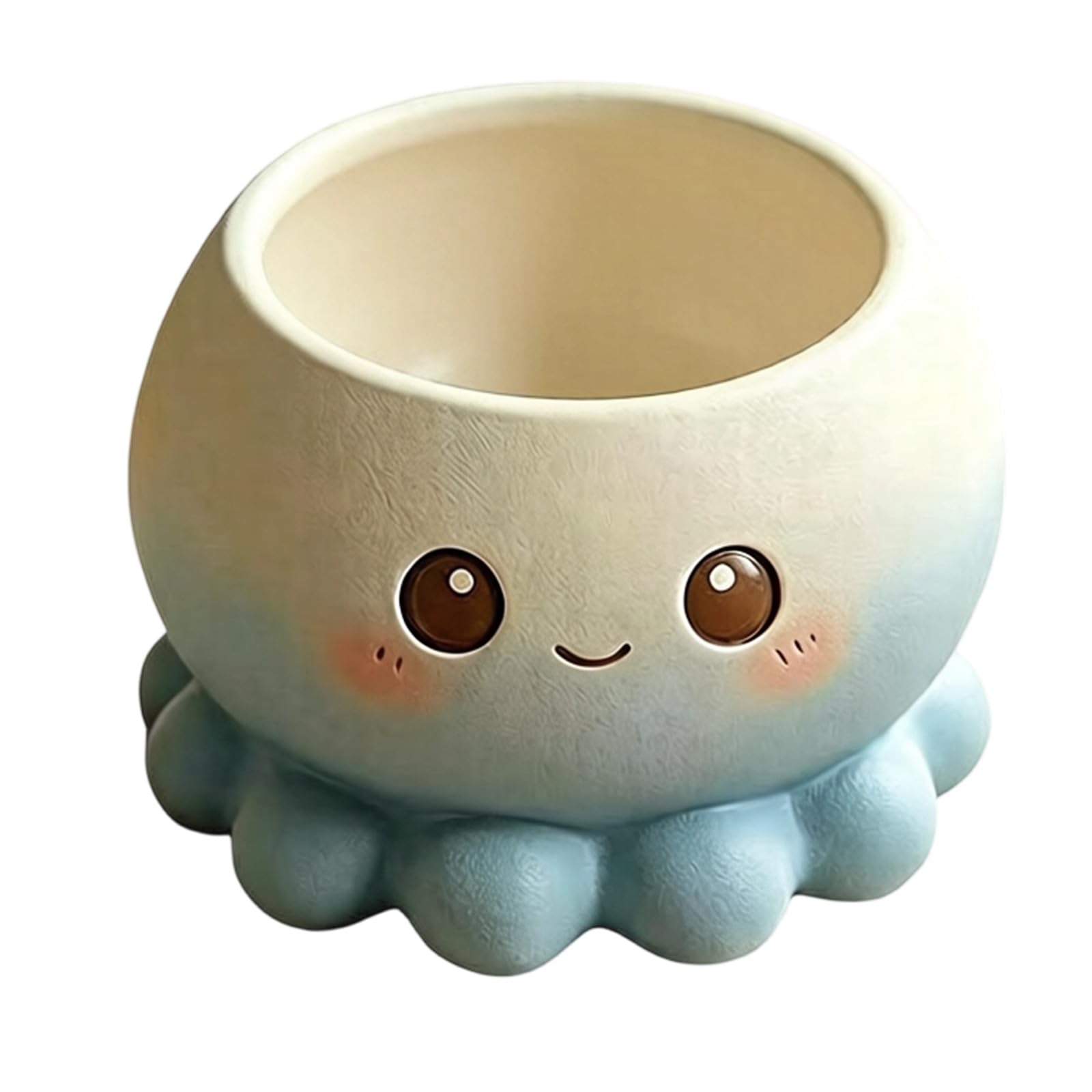 Kaeltsyn Playful Cartoon Styles Resin Planter Perfect for Succulents and Small Plant in Living Room Adds Fun to Any Space Small Decorative Plant Container
