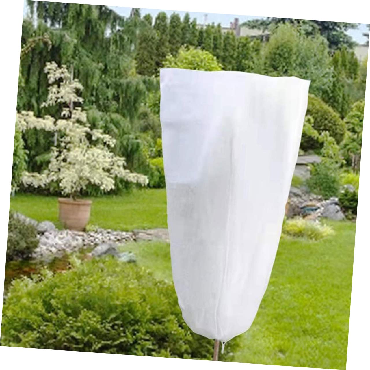 3pezzi Copripiante Antigelo con Design Coulisse Protezione per Piante e Verdure Copertura per Inverno e Intemperie