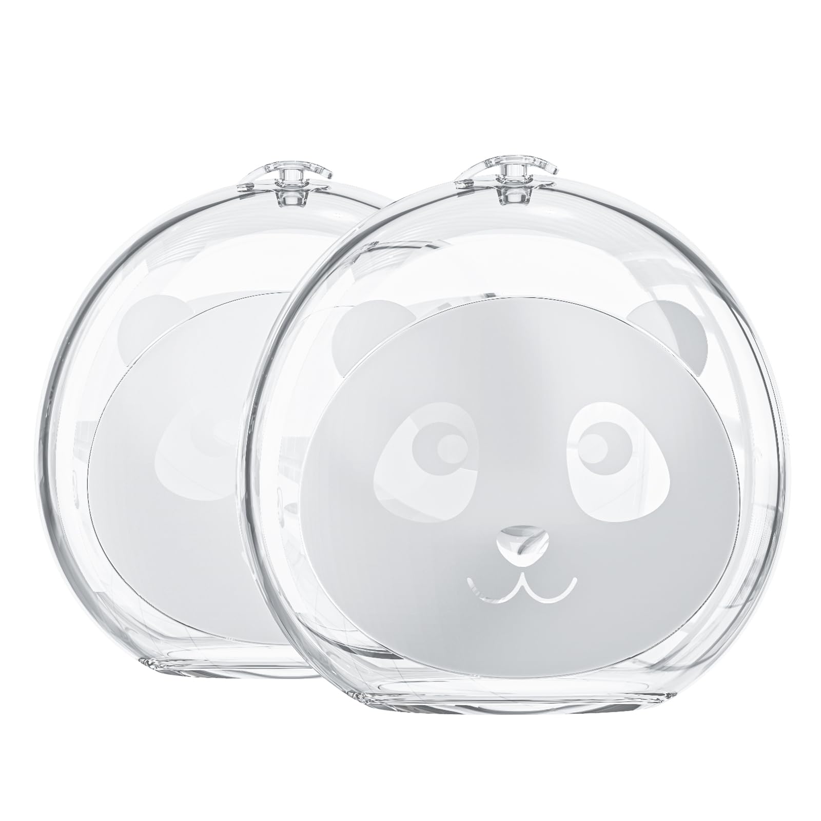 Milk Collectors for Breastmilk, Breastfeeding Milk Catchers Big Capacity More Fit & Soft, Silicone Milk Collector Reusable Breast Milk Shells 2.8oz/