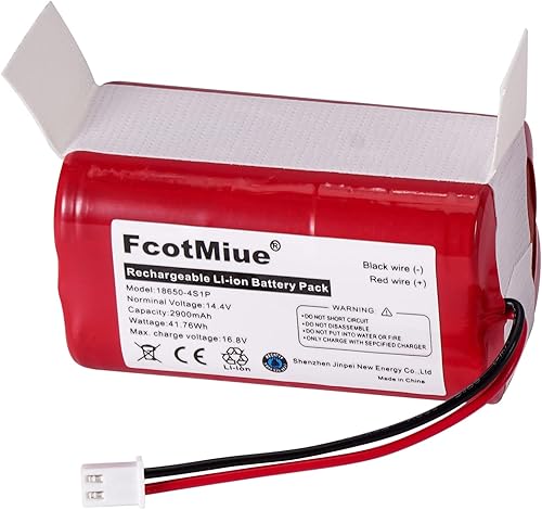 Miniatura 6 de Batería de repuesto PX-B020 para ILIFE A4S, A4S Pro, A6, A7, A8, A9, V5, V5S, V7, V7s, V7s Plus, W400, baterías de litio de repuesto, 14.4V 2900mAh