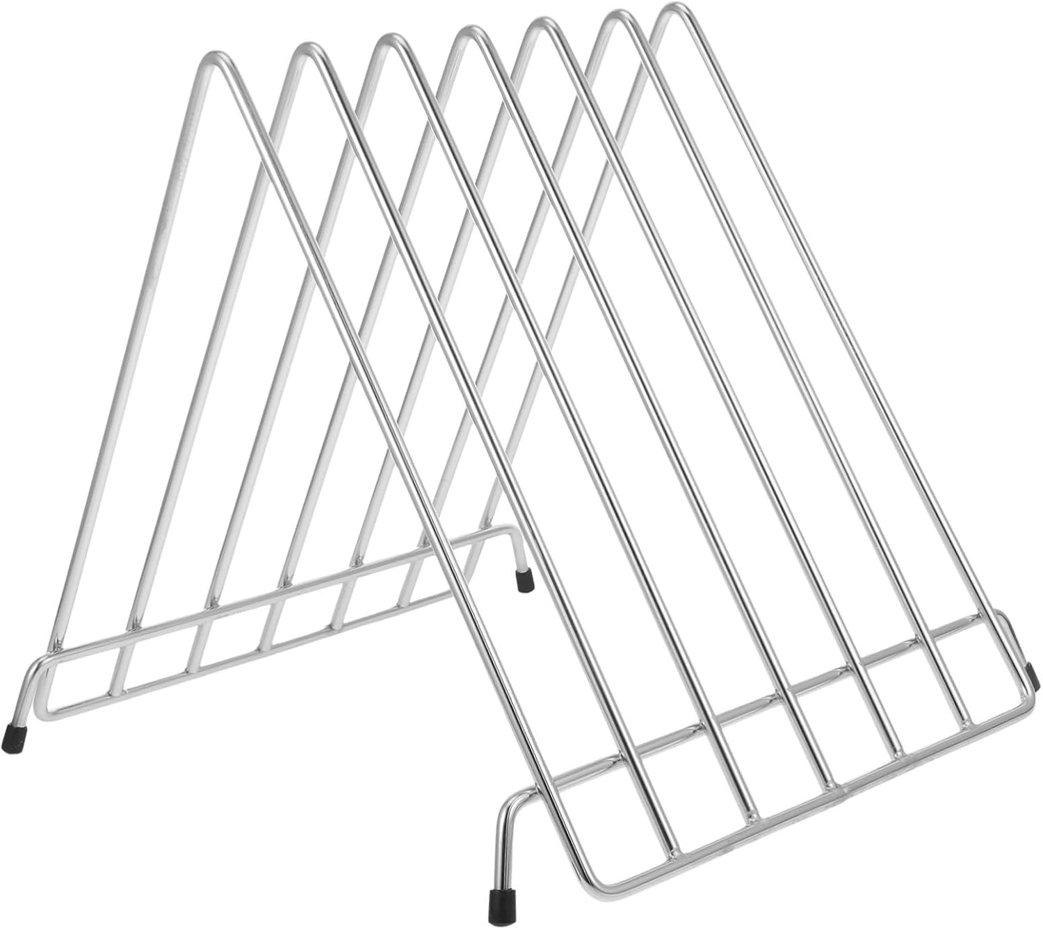 BESTYASH Thickened Stainless Steel Chopping Board Bracket Kitchen Storage Rack for Cutting Boards Pizza Nets Pot Lids Design with Capacity for Home Restaurant and Commercial Use