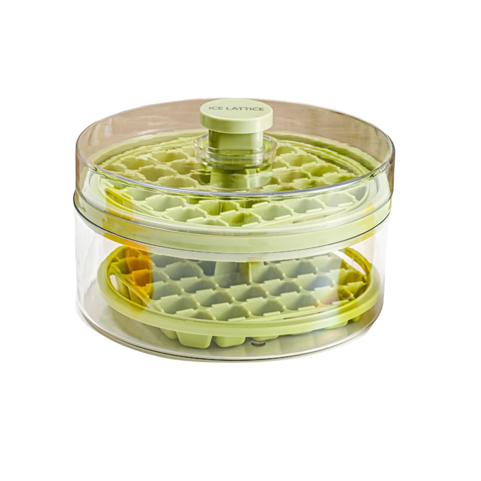 QRZMEDU Simple Round Molds with Storage Box Single/Double Layer Tray and Dustproof Kitchen Tool Kitchen Tool