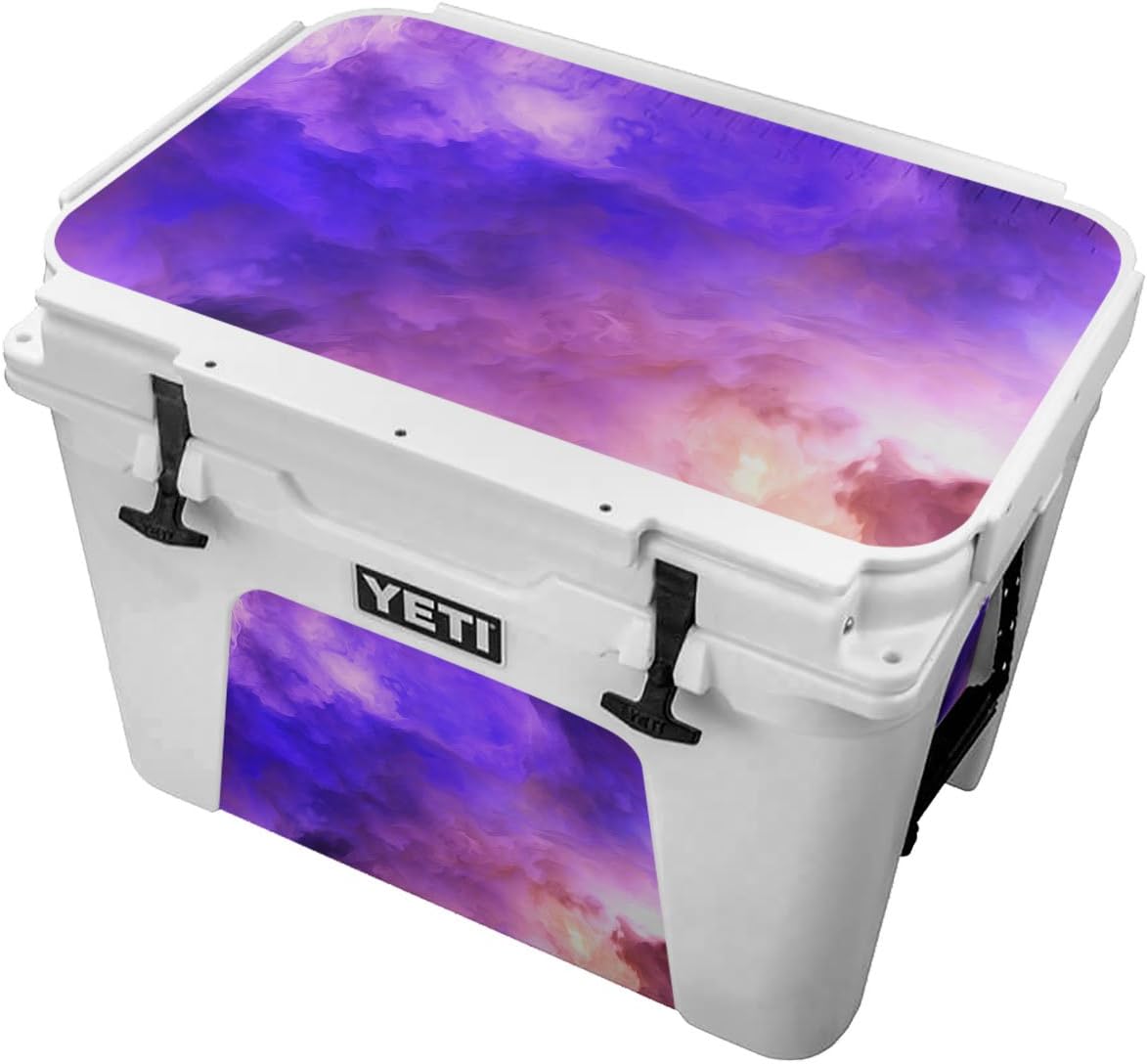 Purple and Blue Cloudy Evening Skin for the Yeti Tundra