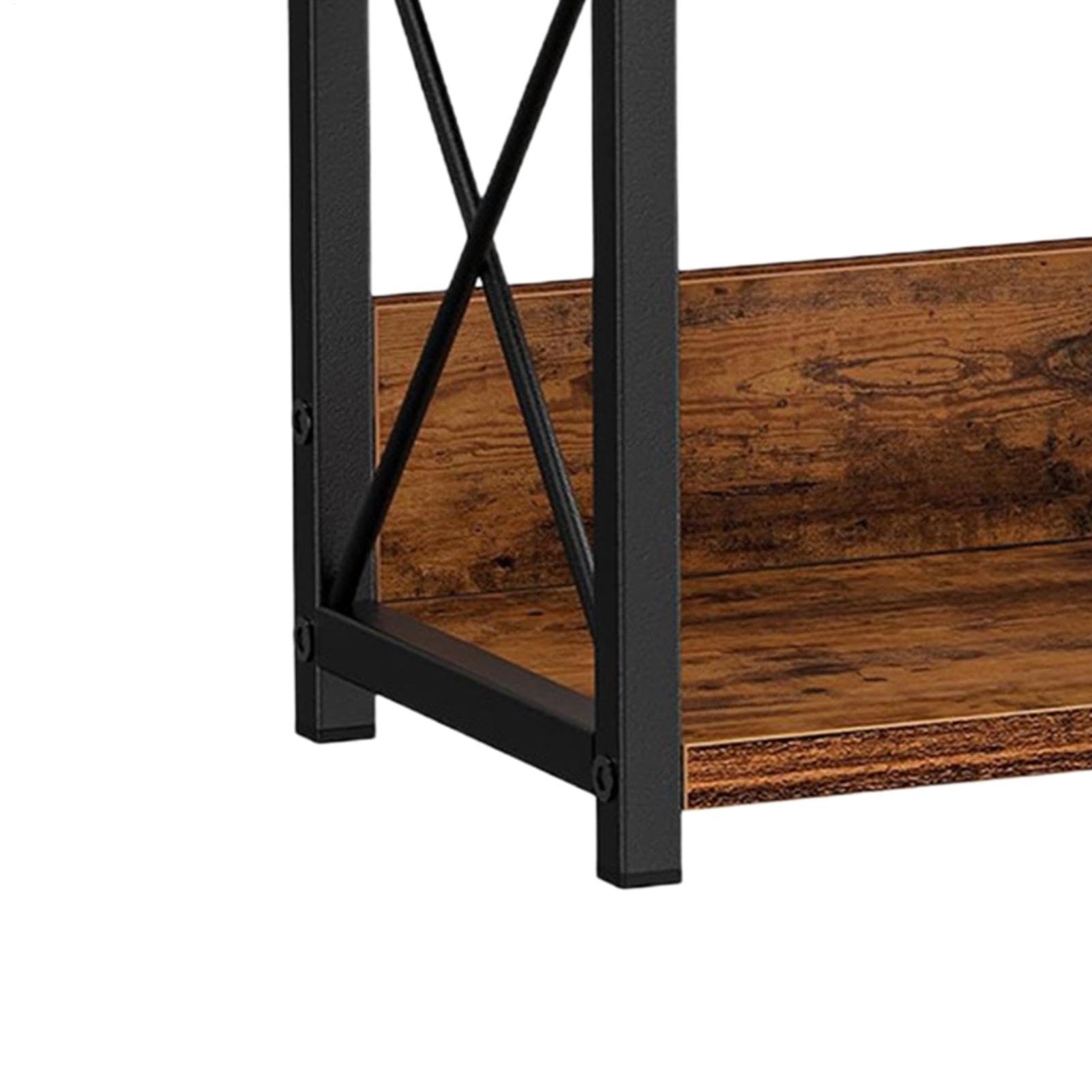 Gewürzregal 2-stufiger Eisen-Holz-Küchenschrank-Organizer | Gewürz-Organizer für den Schrank für Eckschrank, Vorratsschrank, Badezimmer, Wohnzimmer, Schlafzimmer, Home-Office,