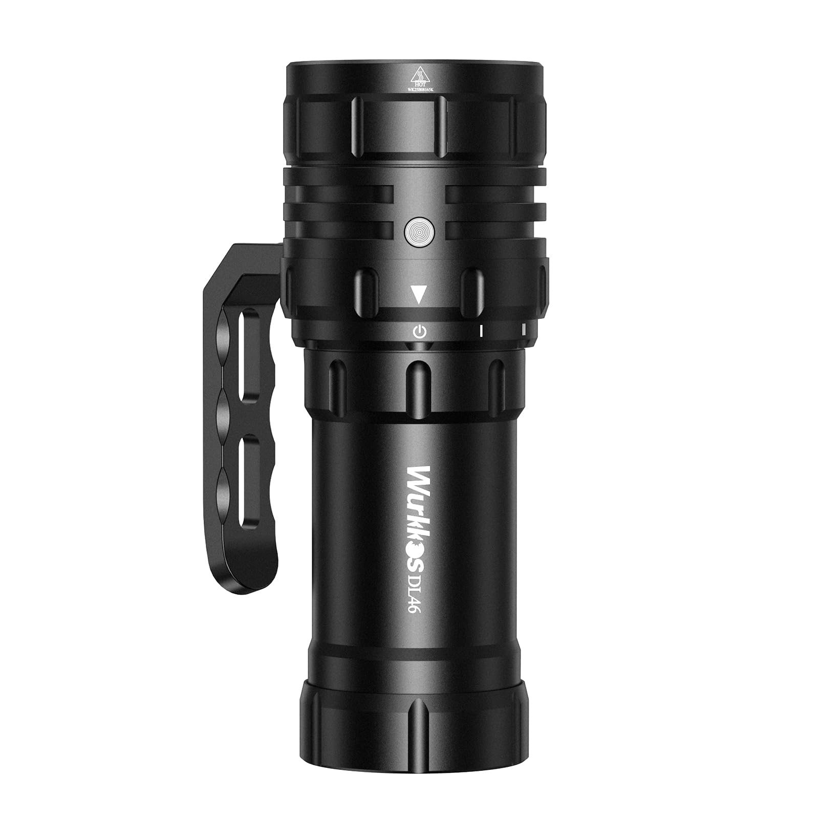 Wurkkos DL46 Dive Light, 20000 Lumen Scuba Diving Flashlight, Type C Rechargeable, 6* XHP50 LED 3 Modes Super Bright Underwater Light Waterproof Dive Torch, for Divers Diving