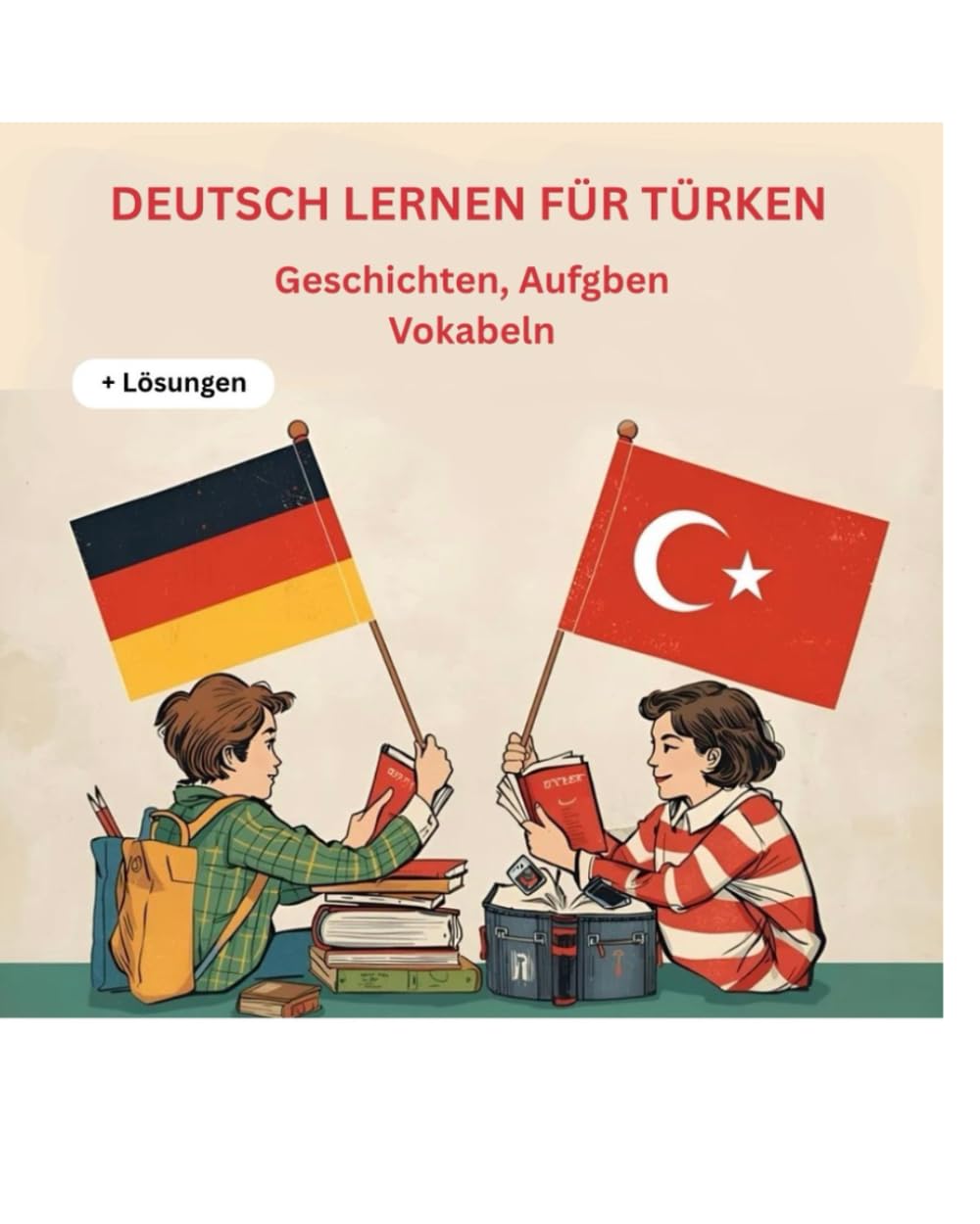 Deutsch lernen für Türken – 25 Kurzgeschichten mit Vokabeln, Übungen & Übersetzung: für Anfänger egal ob klein oder groß Deutsch Grundkenntnisse lernen