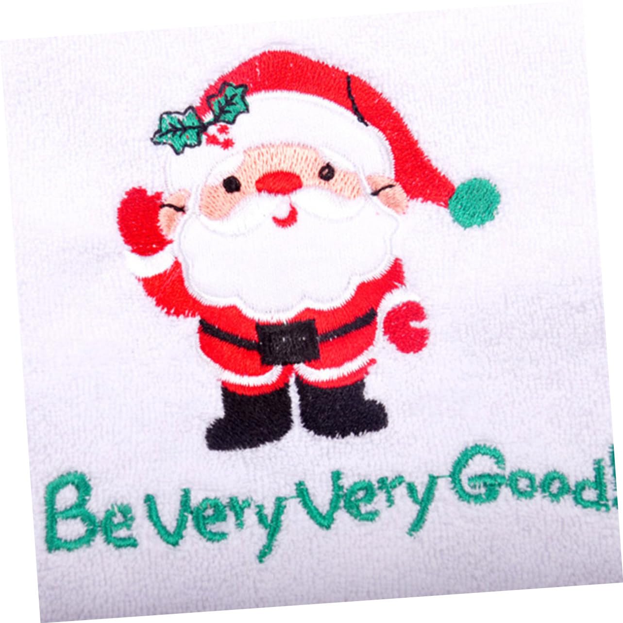 TOYANDONA 9stücke Teiliges Lätzchen Mit Auffangtasche Weihnachtsmuster Santa Claus Waschbare Und Leicht Zu Reinigende Baumwoll-lätzchen Für Beikost Und Zahnen