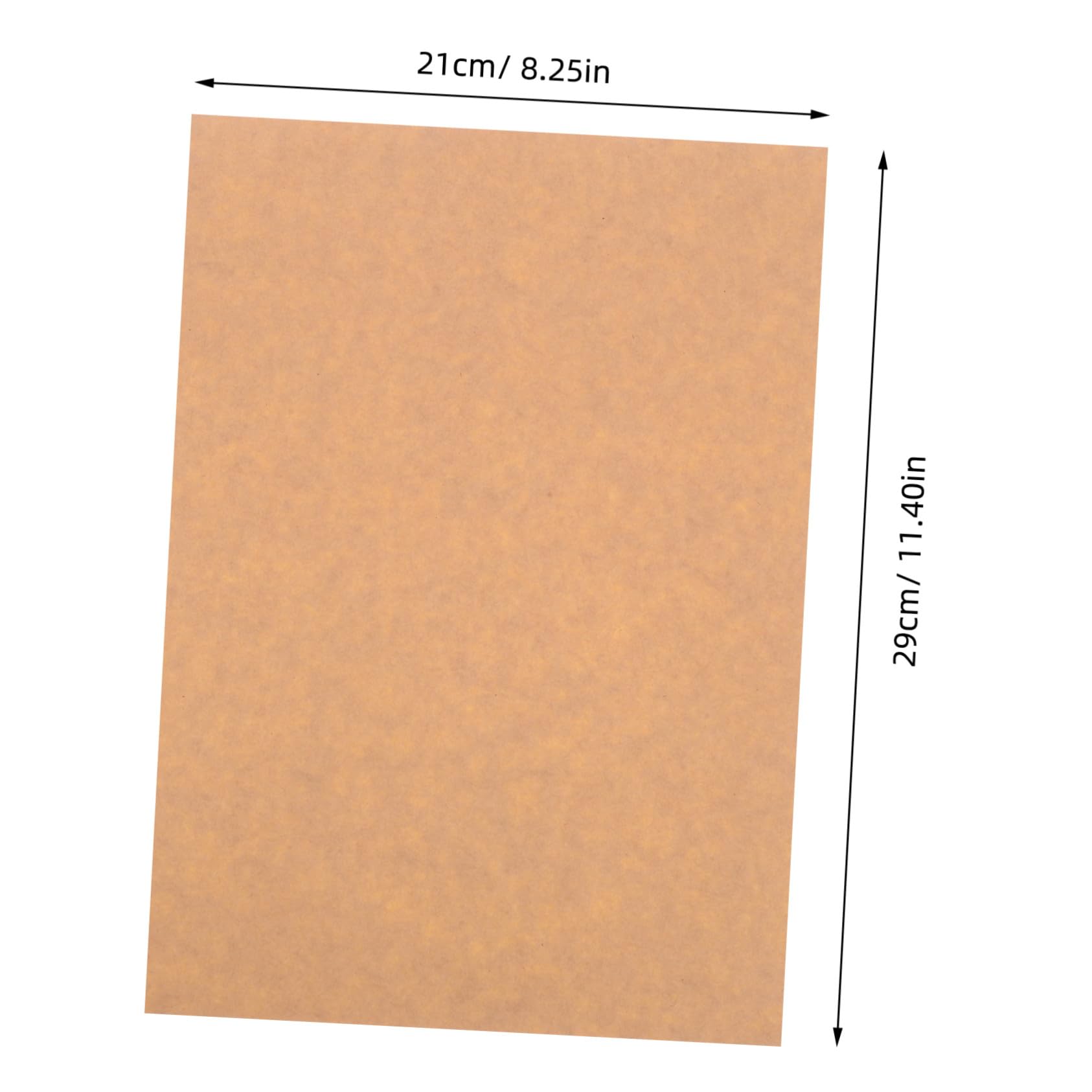 50 fogli Etichette Autoadesive in Carta Kraft Scrivibile e Stampabile Adesivi Kraft per Stampanti Laser e Inkjet Facili da Staccare e Applicare per Progetti Creativi e Ufficio