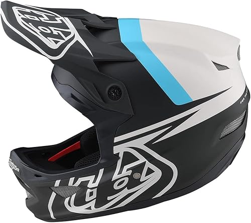 Troy Lee Designs Adulto Downhill Bicicleta de montaña BMX Casco de fibra D3 Anarchy de cara completa