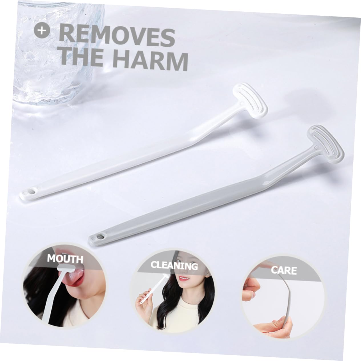 BESTYASH Ngue Brush for Boys and Girls 3-layer Tongue Scaper Gentle Oral Care Tool for Fresh Breath