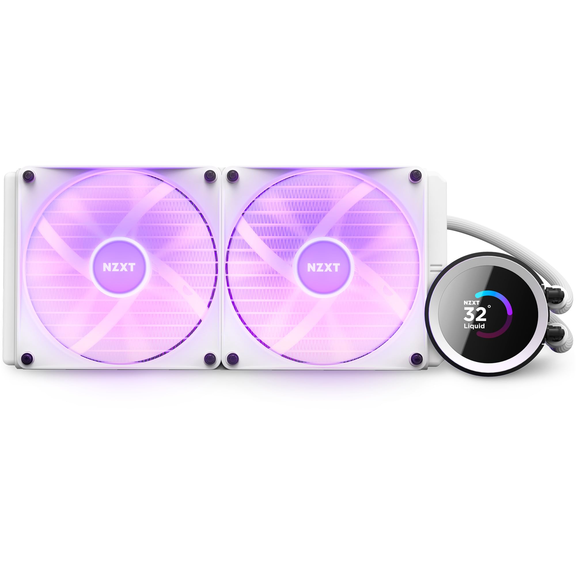WATER COOLER NZXT KRAKEN 280 RGB COM 2 FANS BRANCO | Amazon.com.br