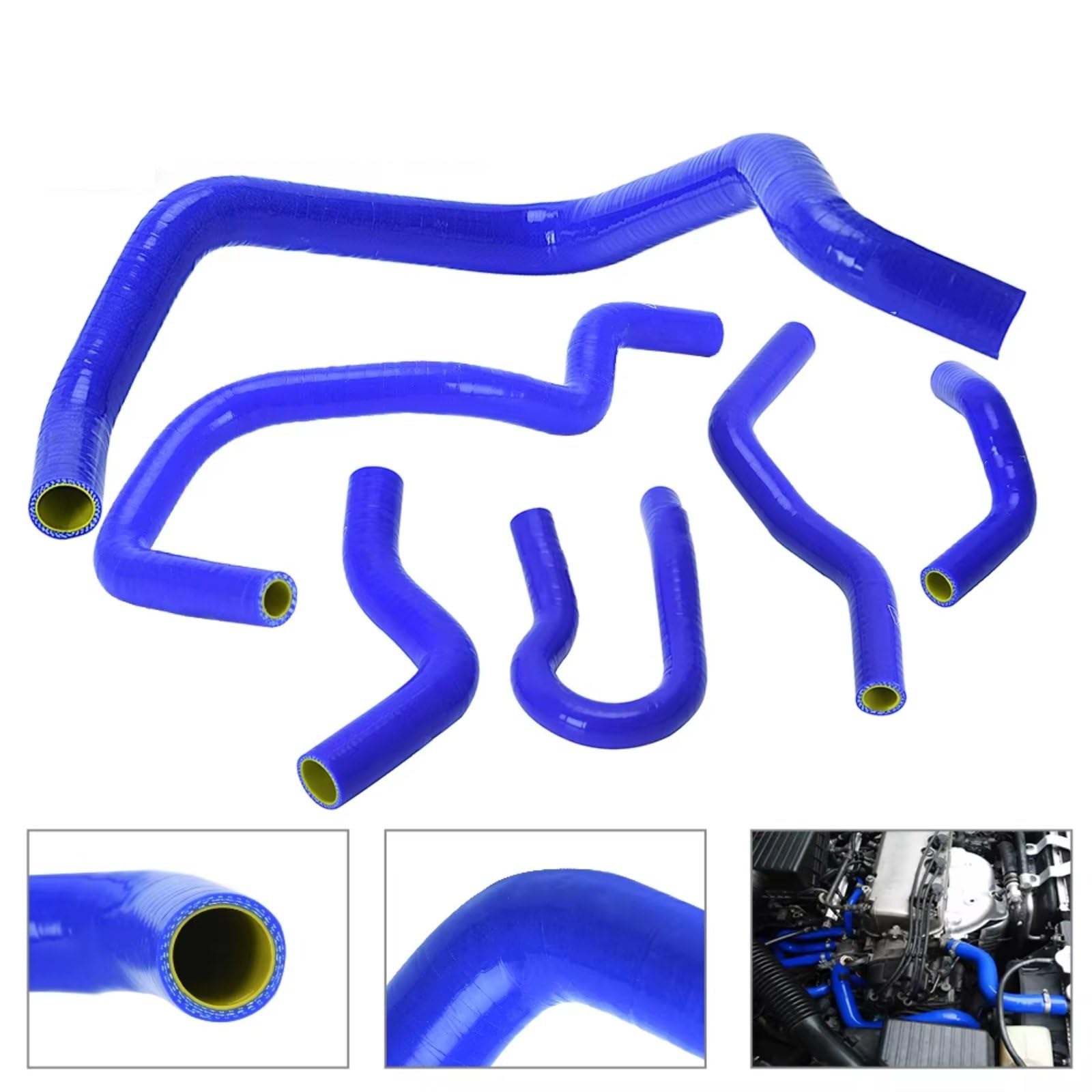 Manguito radiador Compatible Con Para EG Para EK 1992-2000 Kit De Manguera De Radiador Reparación De Piezas De Manguera De Refrigerante Automático