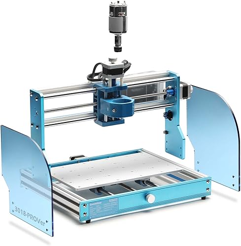 Miniatura 4 de Genmitsu 3018-PROVer V2 - Máquina de enrutador CNC de escritorio mejorada con control GRBL fuera de línea + tablero de alerón de rejilla de MDF CNC